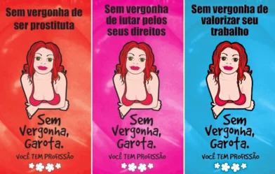 Cartazes da campanha Maria Sem Vergonha